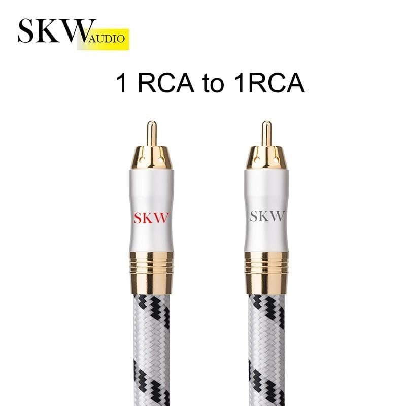 SKW WG-1901 RCA Cable 1RCA to 1RCA/2RCA to 2RCA  Audio Cable