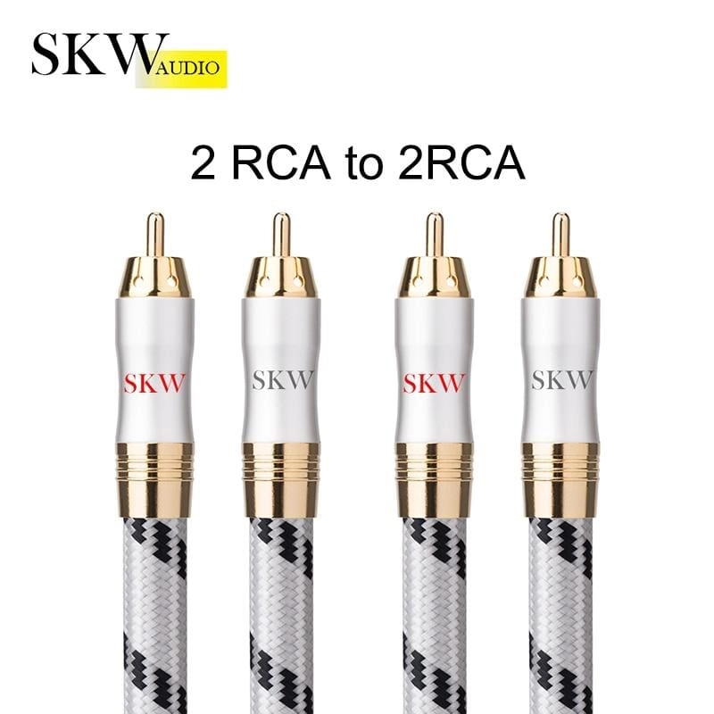 SKW WG-1901 RCA Cable 1RCA to 1RCA/2RCA to 2RCA  Audio Cable