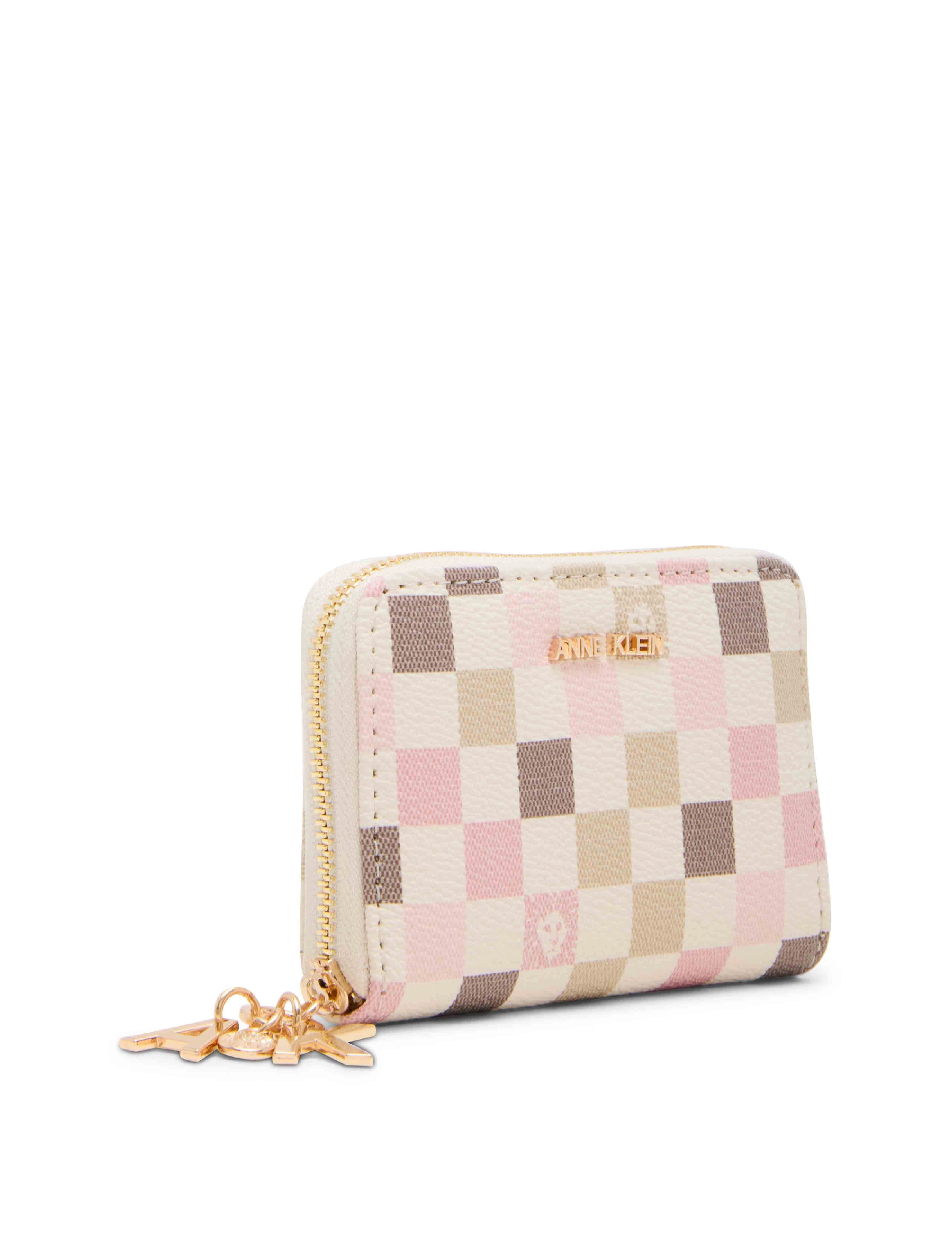 Small Zip Around Logo Wallet
