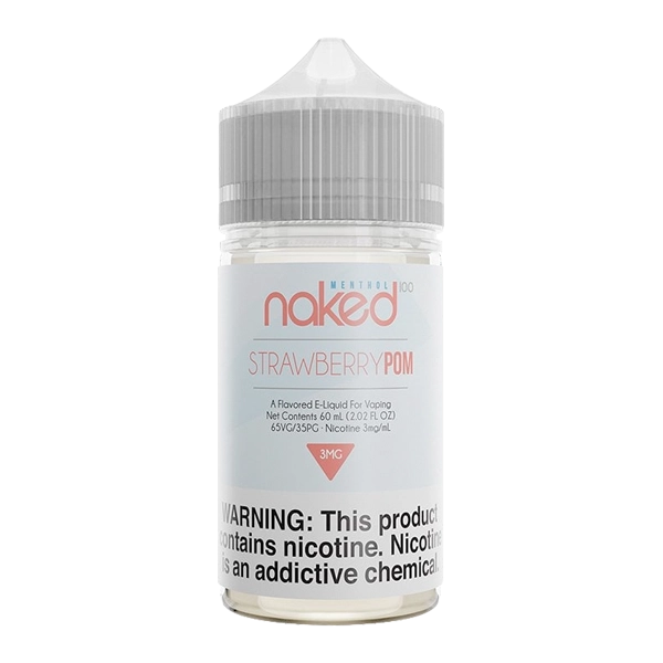 Strawberry Pom Naked Menthol Vape Juice