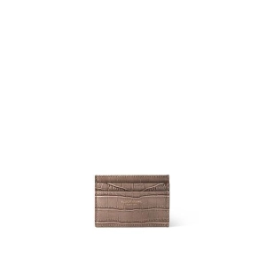 TB Cardholder Croco - Beige