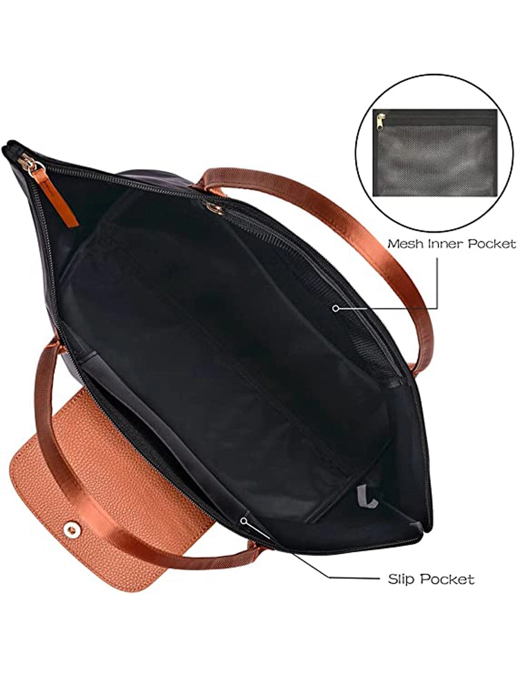 Water Resistant Light Weight Nylon Tote Bag Handbag