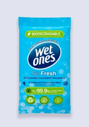 Wet Ones Biodegradable Hand Wipes Be Fresh -12 Wipes
