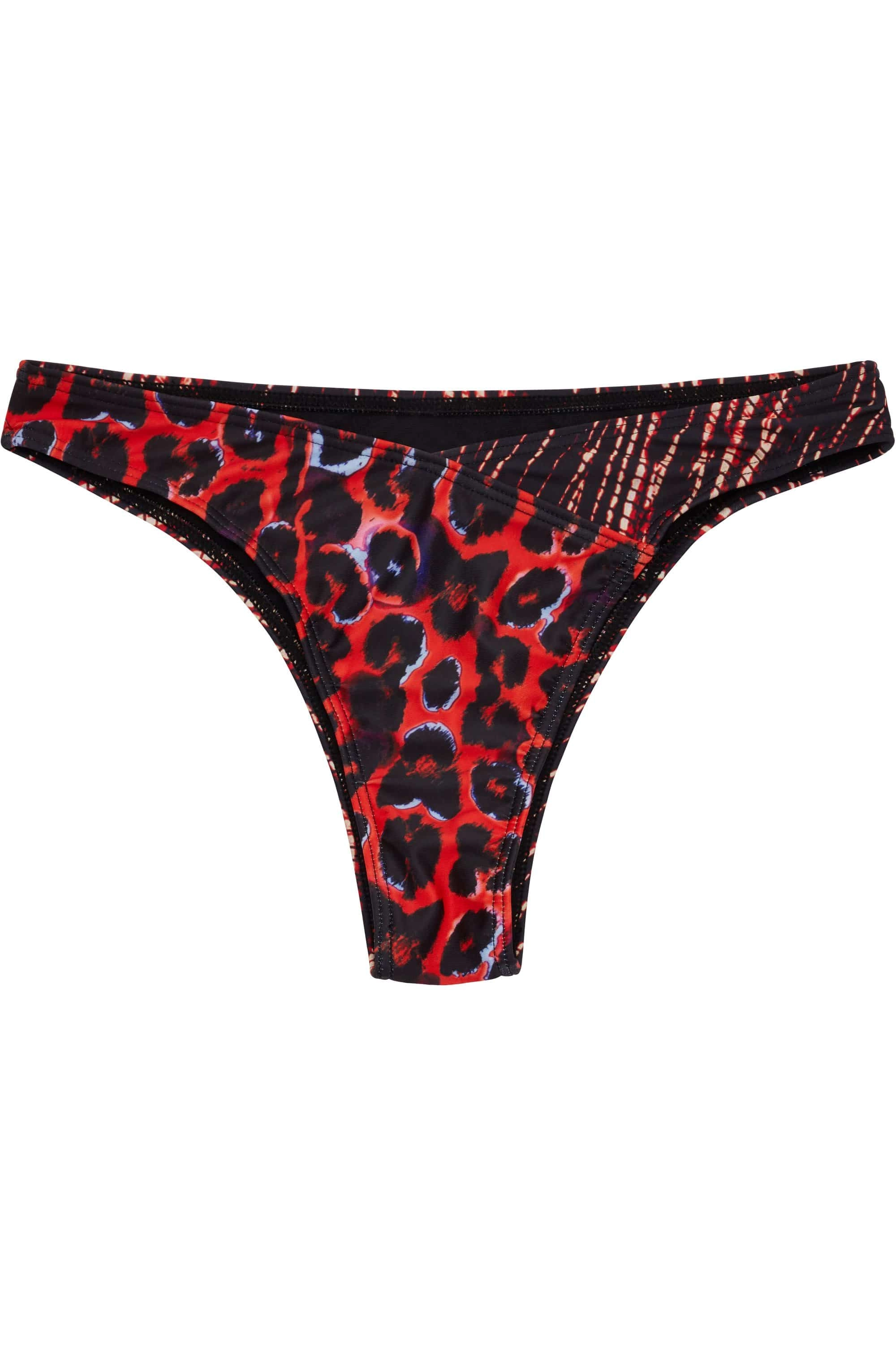 Wolf & Whistle Eco Leopard tie dye brazilian brief