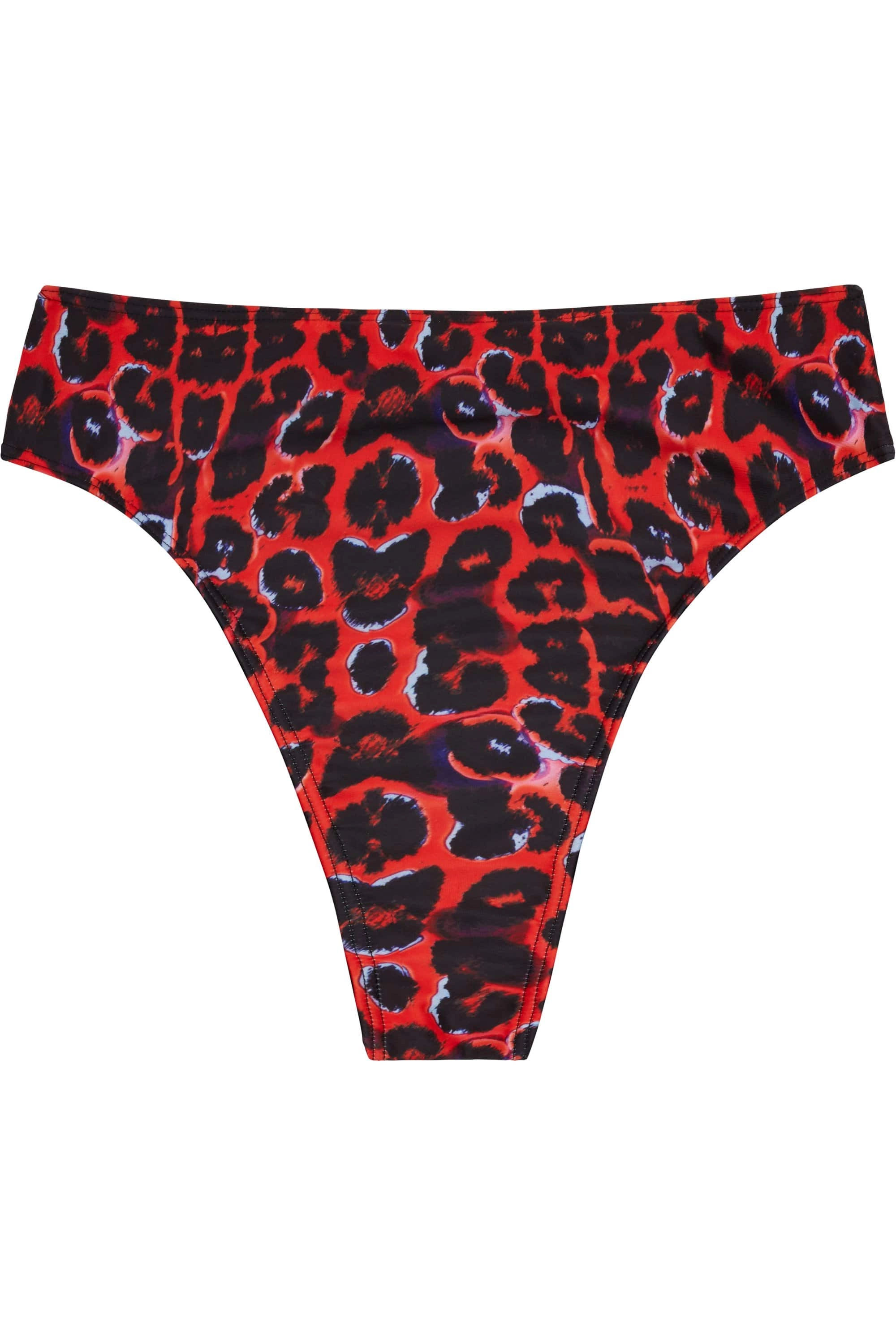 Wolf & Whistle Eco Leopard tie dye high waist brief