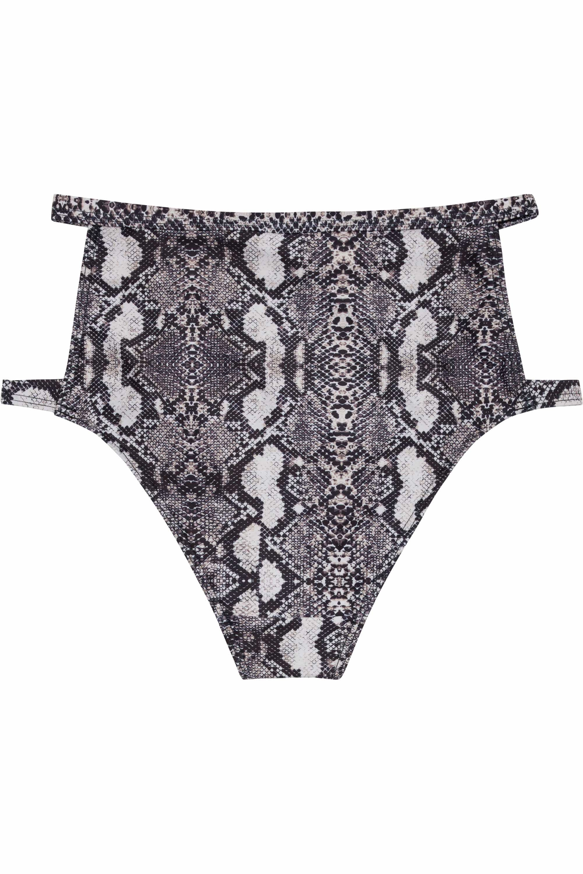 Wolf & Whistle Eco Snakeskin chain high waist brief