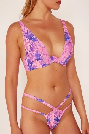Wolf & Whistle Neon Tie Dye Bikini Brief