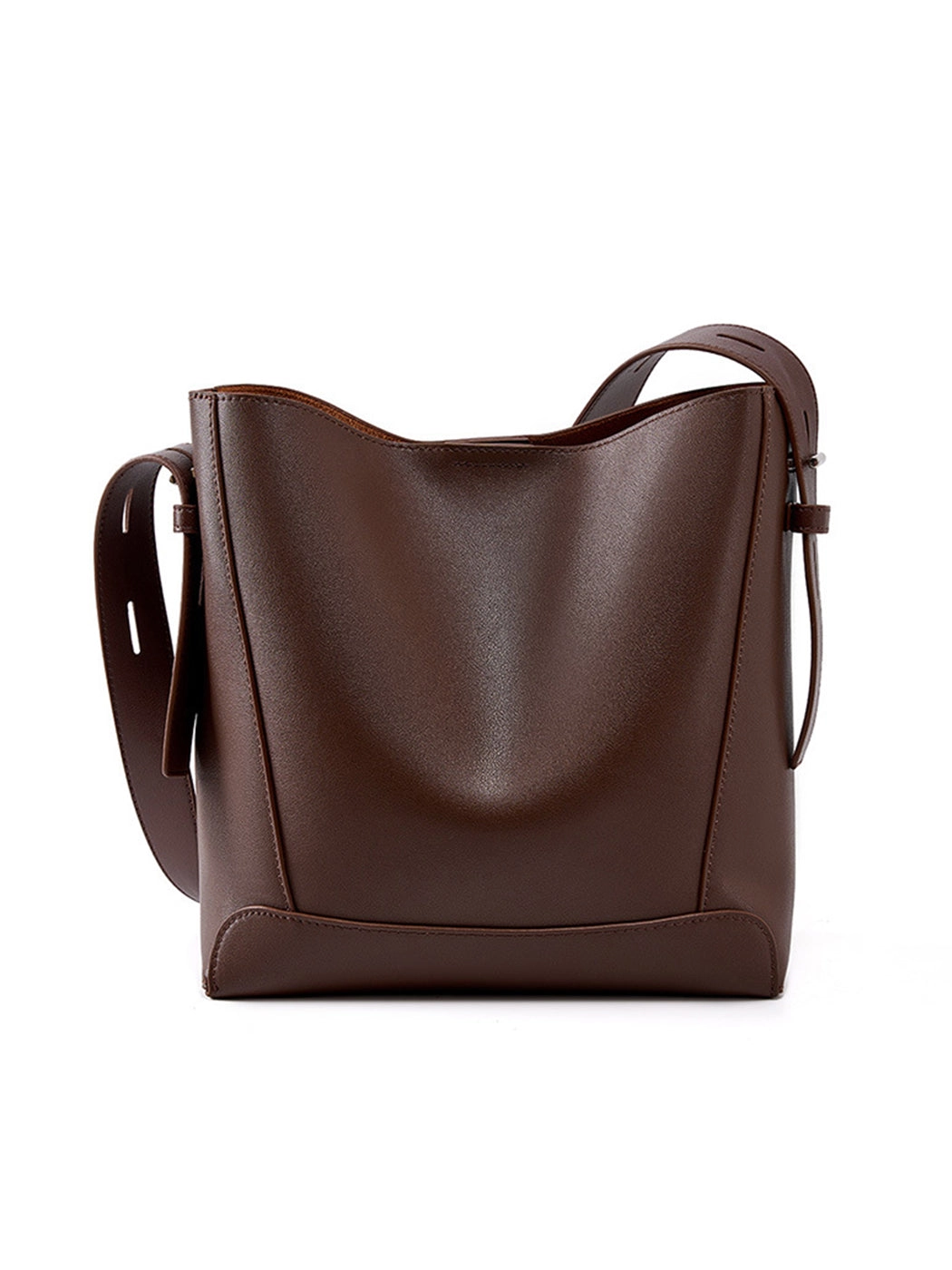 Women's Premium Genuine Leather Bucket Bag