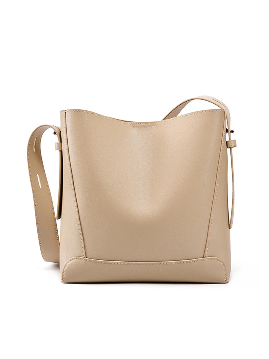 Women's Premium Genuine Leather Bucket Bag