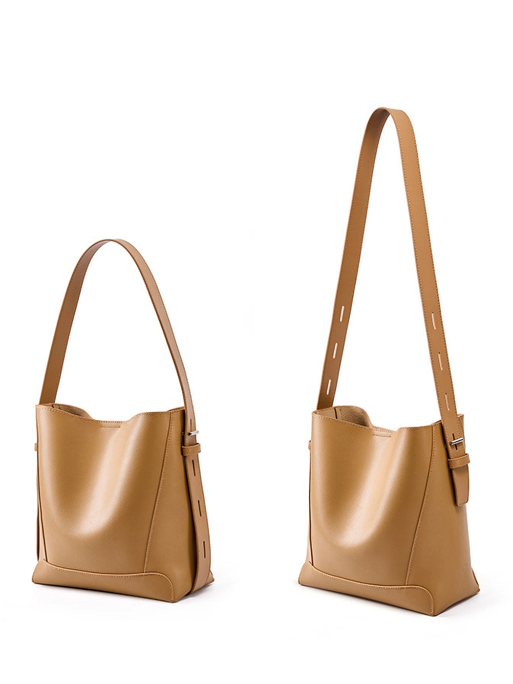 Women's Premium Genuine Leather Bucket Bag