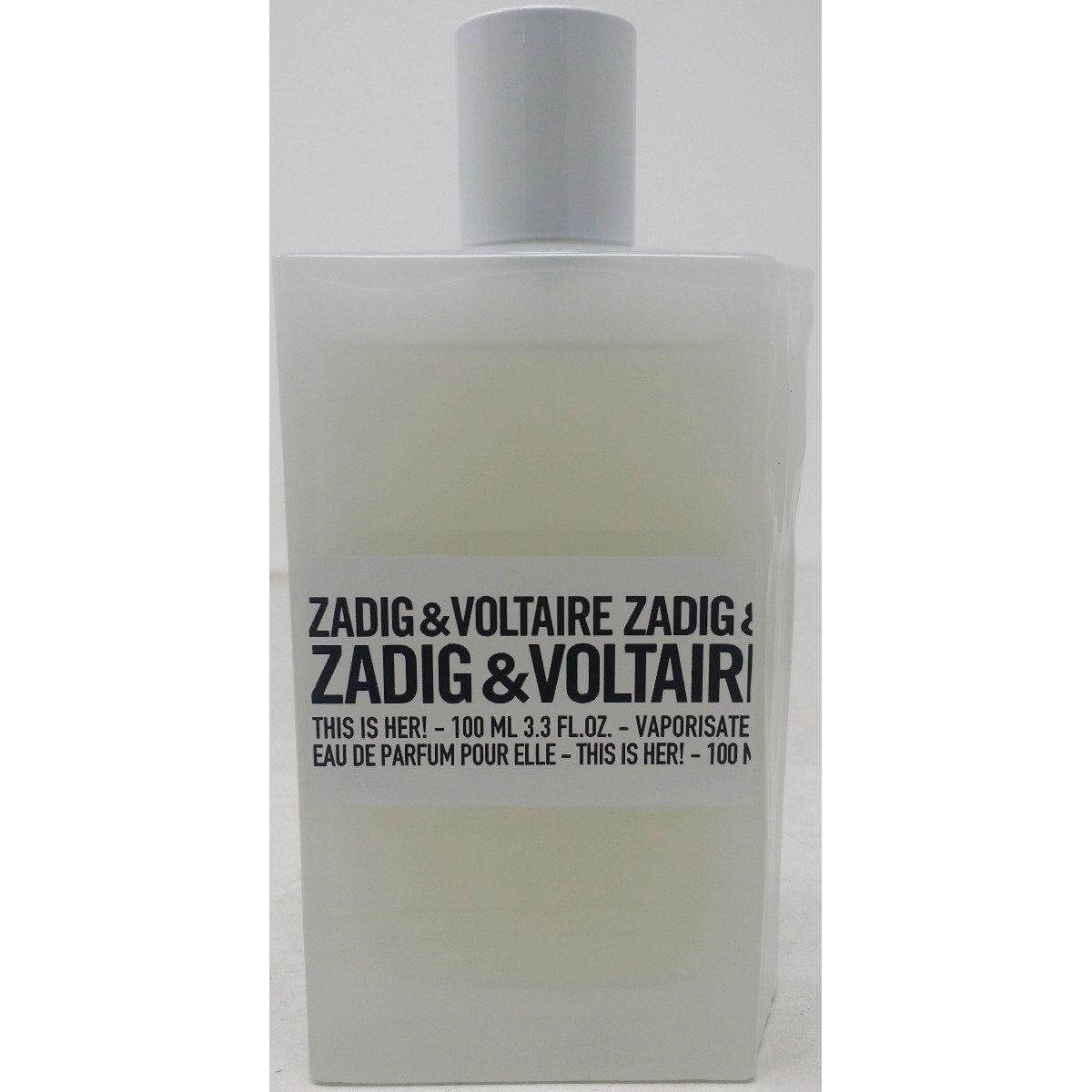 Zadig & Voltaire This is Her! by Zadig & Voltaire perfume EDP 3.3 / 3.4 oz New Tester